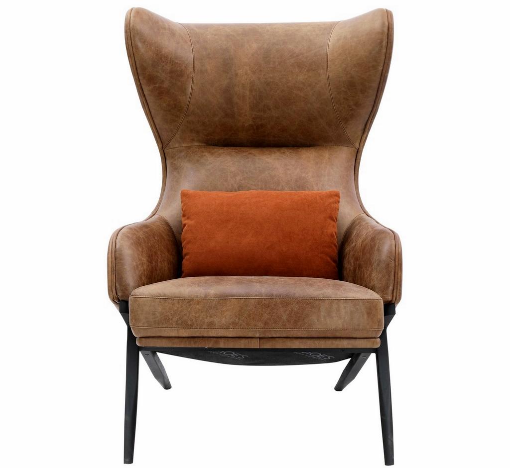Moes Leather Accent Chair